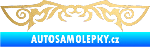 Samolepka Tetování 054 zlatá metalíza