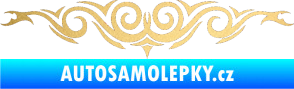 Samolepka Tetování 057 zlatá metalíza