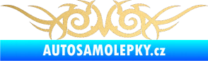 Samolepka Tetování 058 zlatá metalíza