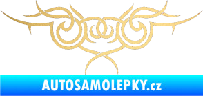 Samolepka Tetování 059 zlatá metalíza