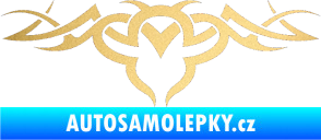 Samolepka Tetování 062 zlatá metalíza