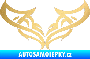 Samolepka Tetování 063 zlatá metalíza
