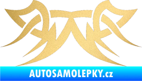 Samolepka Tetování 064 zlatá metalíza