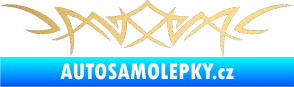 Samolepka Tetování 068 zlatá metalíza