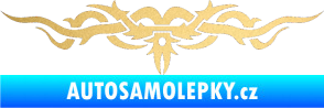 Samolepka Tetování 069 zlatá metalíza