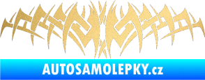 Samolepka Tetování 075 zlatá metalíza
