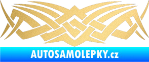Samolepka Tetování 076 zlatá metalíza