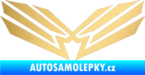 Samolepka Tetování 077 zlatá metalíza