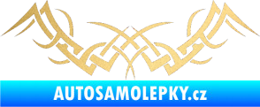 Samolepka Tetování 087 zlatá metalíza