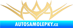 Samolepka Tetování 094 zlatá metalíza