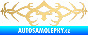Samolepka Tetování 099 zlatá metalíza