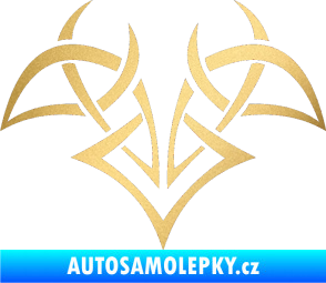 Samolepka Tetování 124 zlatá metalíza