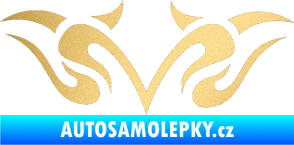 Samolepka Tetování 129 zlatá metalíza
