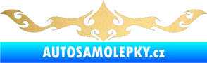 Samolepka Tetování 132 zlatá metalíza