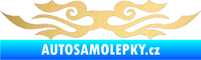 Samolepka Tetování 134 zlatá metalíza
