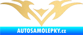 Samolepka Tetování 136 zlatá metalíza