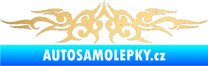 Samolepka Tetování 143 zlatá metalíza