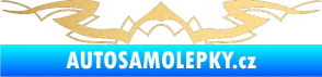 Samolepka Tetování 145 zlatá metalíza
