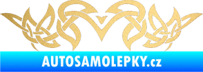 Samolepka Tetování 152 zlatá metalíza