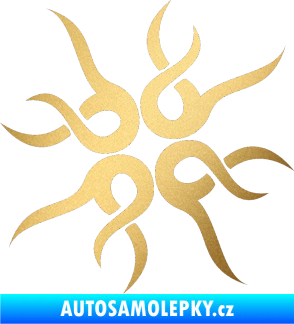 Samolepka Tetování 156 zlatá metalíza