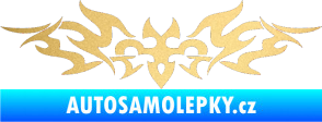 Samolepka Tetování 184 zlatá metalíza