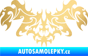 Samolepka Tetování 193 zlatá metalíza