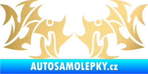 Samolepka Tetování 194 zlatá metalíza
