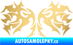 Samolepka Tetování 197 zlatá metalíza
