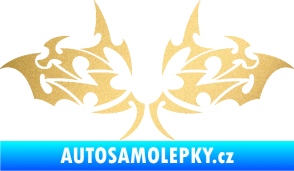 Samolepka Tetování 206 zlatá metalíza