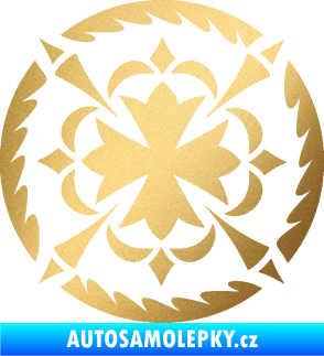 Samolepka Tetování 207 zlatá metalíza