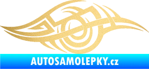 Samolepka Tetování 208 pravá zlatá metalíza