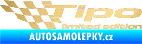 Samolepka Tipo limited edition levá zlatá metalíza