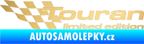 Samolepka Touran limited edition levá zlatá metalíza