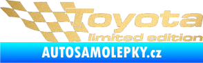 Samolepka Toyota limited edition levá zlatá metalíza