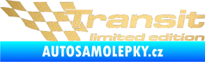 Samolepka Transit limited edition levá zlatá metalíza