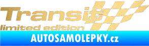 Samolepka Transit limited edition pravá zlatá metalíza