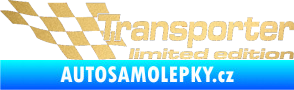 Samolepka Transporter limited edition levá zlatá metalíza