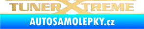Samolepka Tuner extreme plny zlatá metalíza
