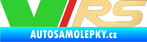 Samolepka VRS barva zlatá metalíza