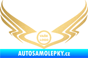Samolepka Znak Tetování 003 zlatá metalíza