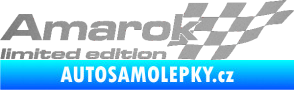 Samolepka Amarok limited edition pravá stříbrná metalíza
