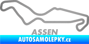 Samolepka Okruh Assen stříbrná metalíza