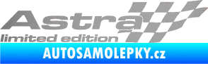 Samolepka Astra limited edition pravá stříbrná metalíza