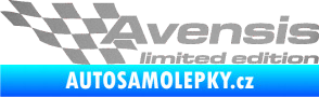 Samolepka Avensis limited edition levá stříbrná metalíza