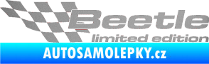 Samolepka Beetle limited edition levá stříbrná metalíza