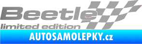 Samolepka Beetle limited edition pravá stříbrná metalíza