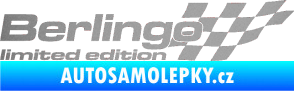 Samolepka Berlingo limited edition pravá stříbrná metalíza