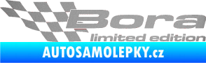 Samolepka Bora limited edition levá stříbrná metalíza