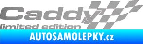 Samolepka Caddy limited edition pravá stříbrná metalíza