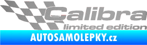 Samolepka Calibra limited edition levá stříbrná metalíza